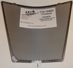 Cox Racingroup Honda CBR 1000 RR 2008-on – 113-10403 Titanium Radiator Guard
