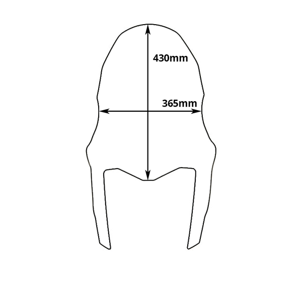 Unit Garage 3247 Caponord Windshield Yamaha Ténéré 700 (2025-2026)