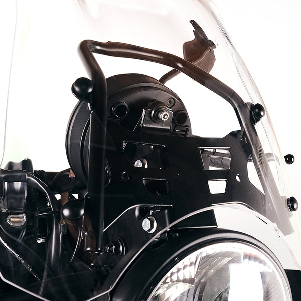 Unit Garage 3804_ Windshield with GPS support for Royal Enfield Himalayan 450 (2024 until now)