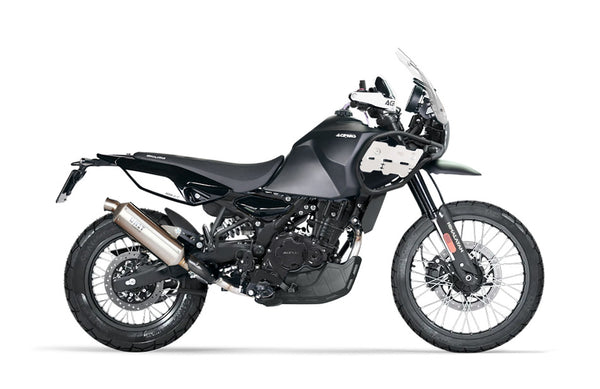 Unit Garage 3804_ Windshield with GPS support for Royal Enfield Himalayan 450 (2024 until now)