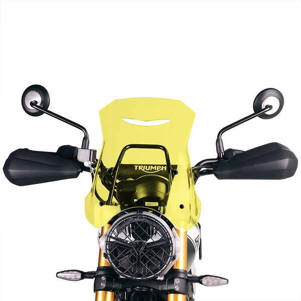 Unit Garage 4205_ Windshield with GPS support for Triumph Scrambler 400 X