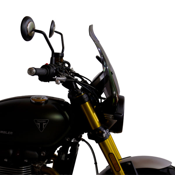 Unit Garage 3176 Windshield with GPS support Triumph Street Scrambler 900 (2026 until now)