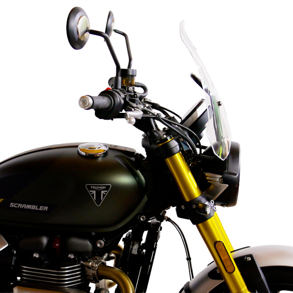 Unit Garage 3176 Windshield with GPS support Triumph Street Scrambler 900 (2026 until now)