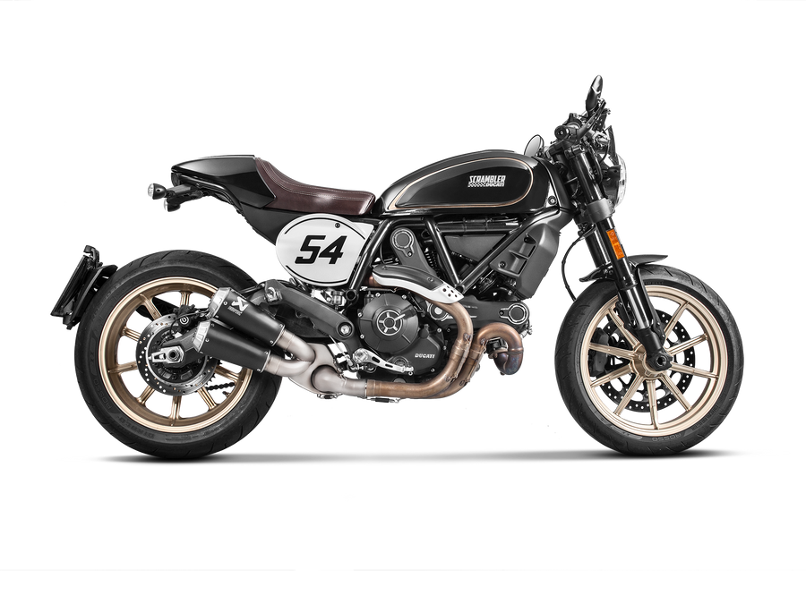 AKRAPOVIC Ducati Scrambler Café Racer / Scrambler Icon/Urban Enduro/Classic/Full Throttle 2017-2020, 2015-2020 Optional Header (Titanium) E-D12E5