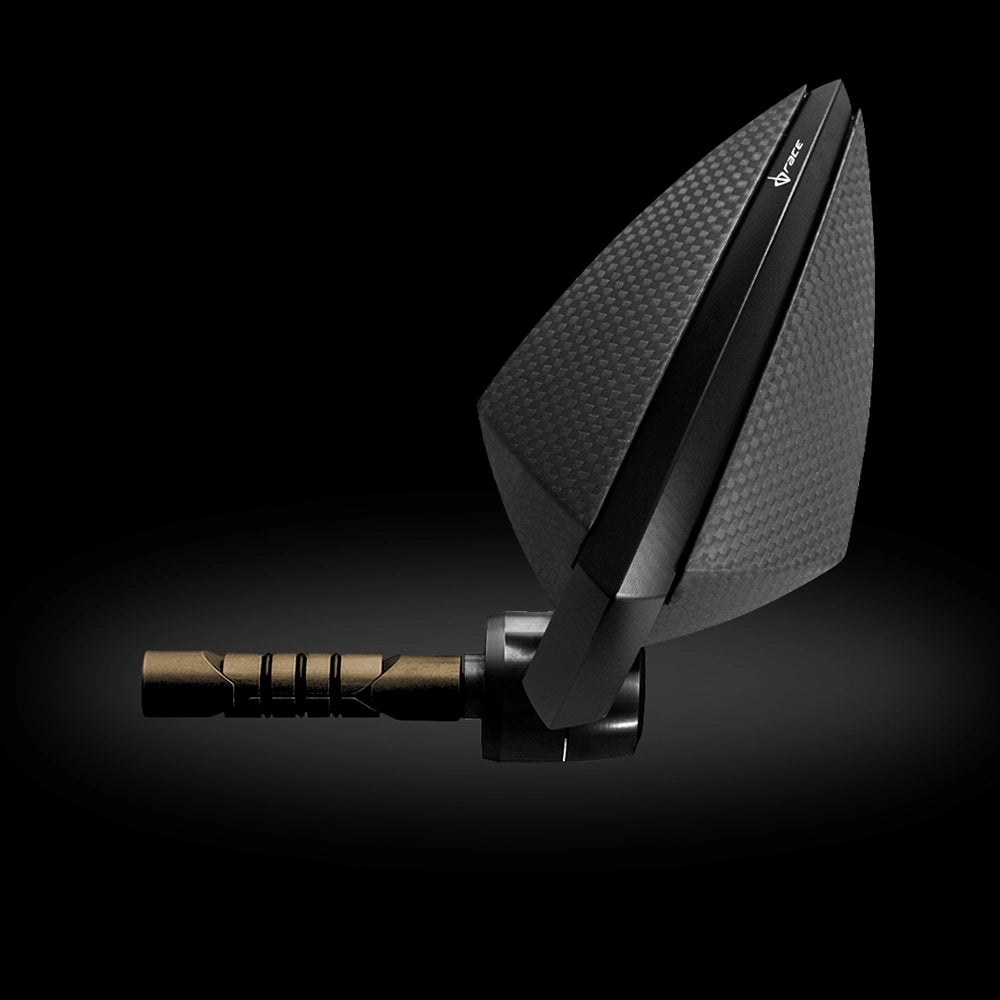 DB RACE X4 Carbon Fiber Bar-End Mirror 1