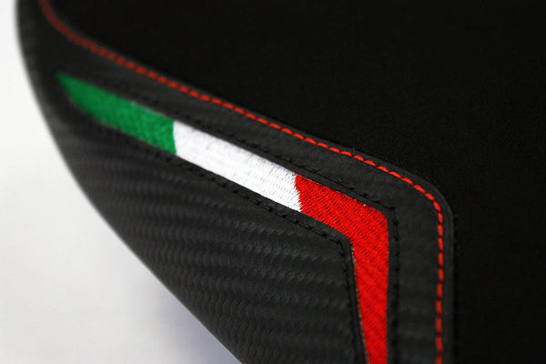 Ducati | 848 07-13, 1098 07-09, 1198 09-11 | Team Italia Suede | Rider Seat Cover