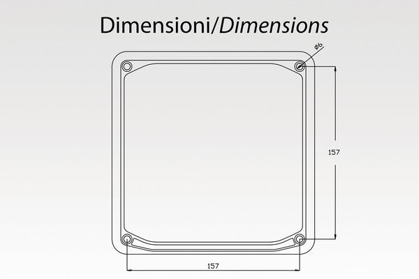 DPM Plate holder + frame for Universal Fit | AU123/1/5
