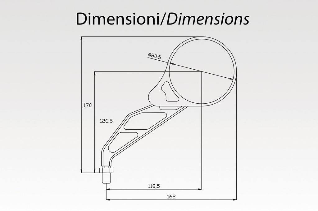 DPM Mirror DREAM for Universal Fit | AU125/SX