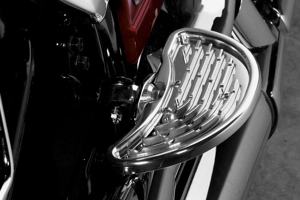 DPM Passenger footpegs grip HARMONY G. for WILD STAR 1600 / ROYAL STAR & More | AU164/1/09