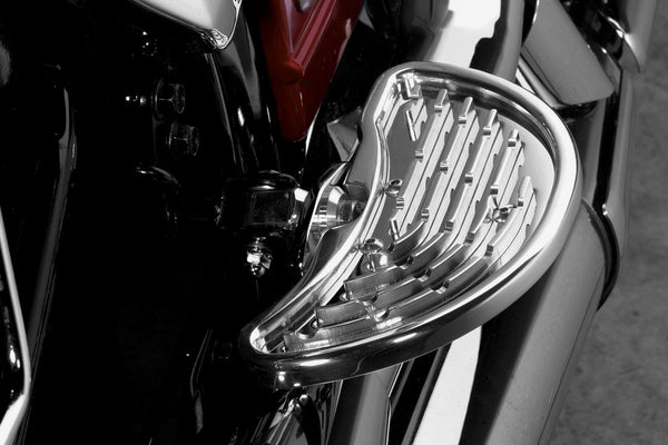 DPM Passenger footpegs grip HARMONY G. for WILD STAR 1600 / ROYAL STAR & More | AU164/1/09