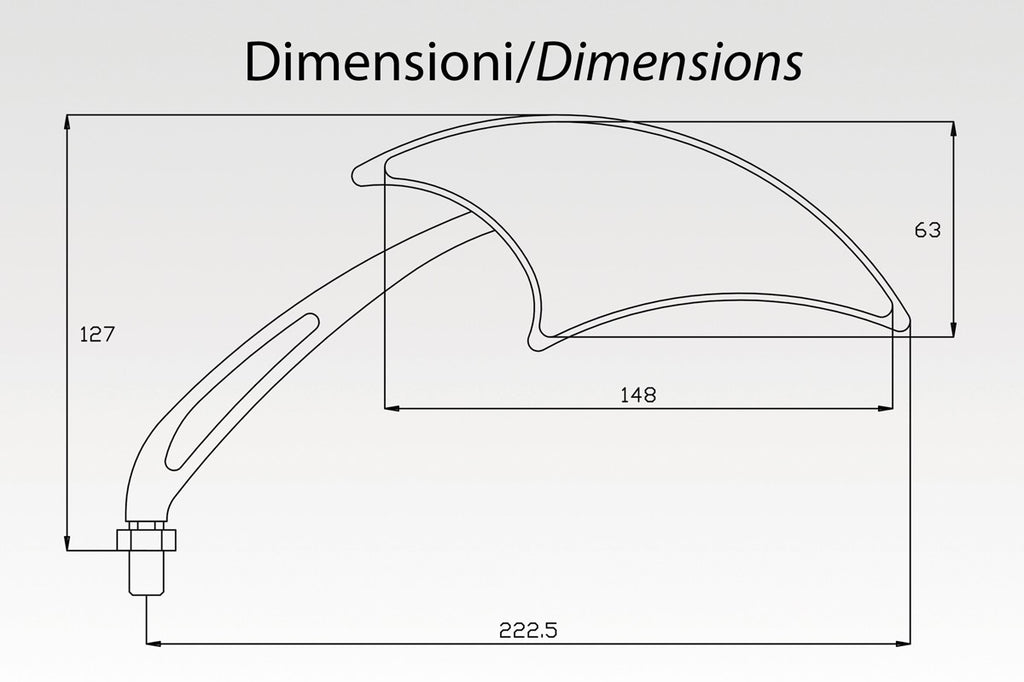 DPM Mirror VIKING for Universal Fit | AU180/DX