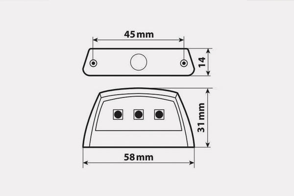 DPM Super LED Plate light for Universal Fit | AU702