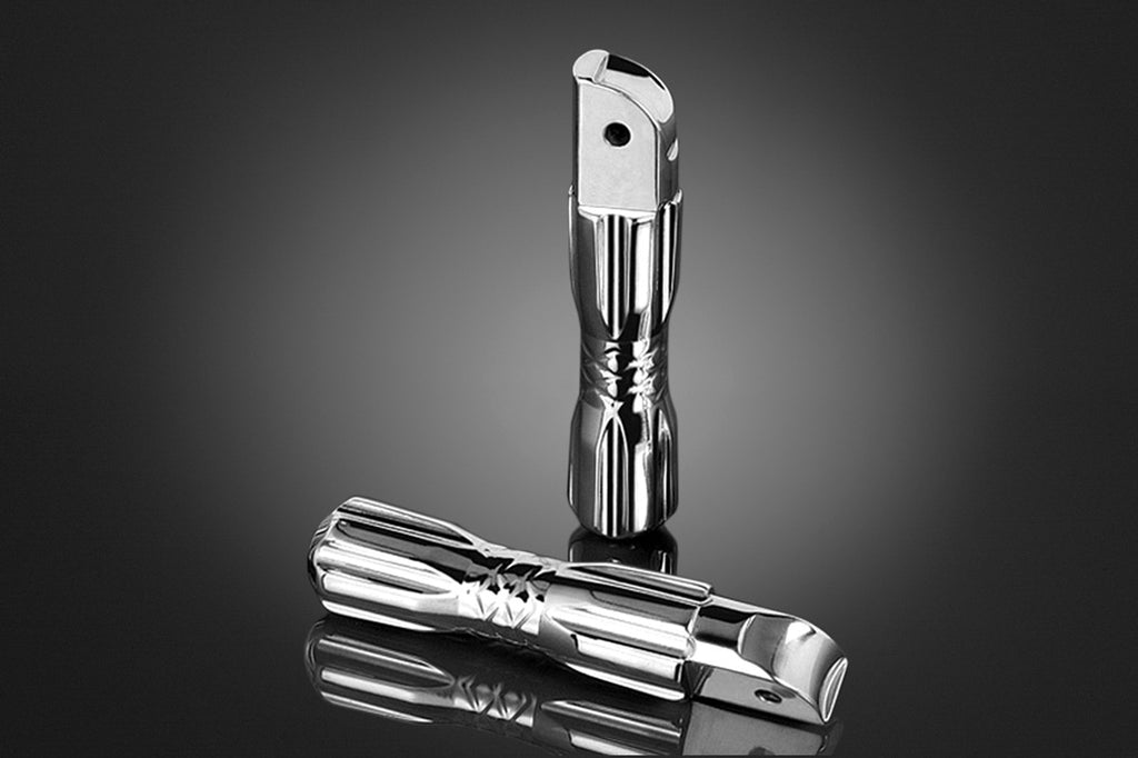 DPM Passenger footpegs GROOVE for XVS 1100 CLASSIC / XVS 1100 SPORT & More | P-2504/09