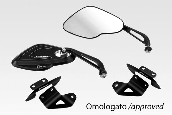 DPM Kit mirrors POLICE short for T-MAX 530 2012 / T-MAX 2017-19 & More | R-0707