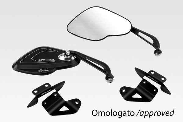 DPM Kit mirrors POLICE short for T-MAX 530 2012 / T-MAX 2017-19 & More | R-0707