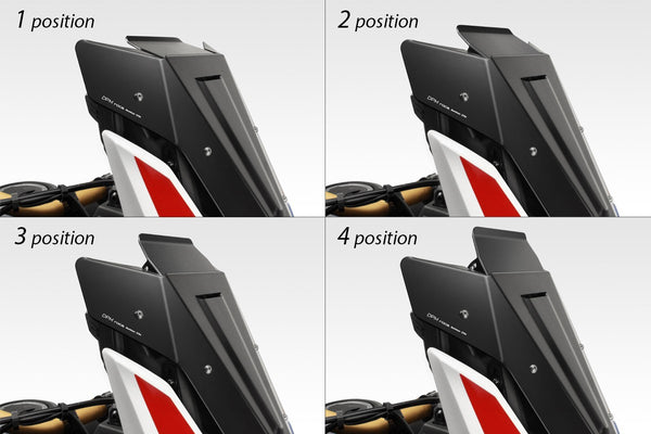 DPM Windshield "Owl's Head" 4 position deflector for CRF1100L AFRICA T. ADV. SPORT 2020-25 | R-0930