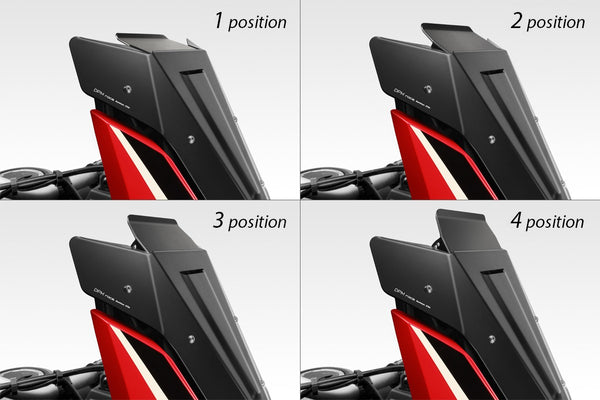 DPM Windshield "Owl's Head" 4 position deflector for CRF1100AL AFRICA T. STANDARD | R-0932