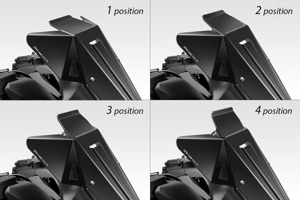 DPM Windshield "Owl's Head" 4 position deflector for FORZA 750 | R-0940