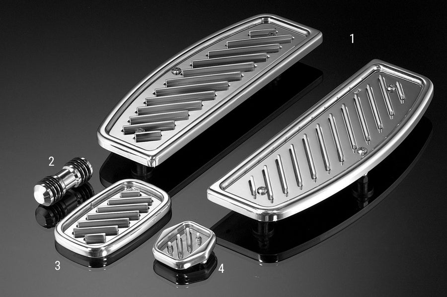 DPM Footpegs kit HARMONY BEAM for INTRUDER LC 1500 1998-2004 / INTRUDER C800 2010 | S-0428