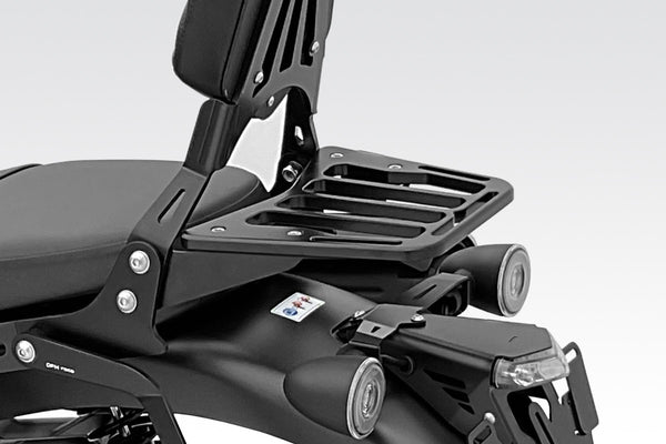 DPM Luggage rack for W650 1999-06 - W800 2011-16 + 2021-25 / XL883 Custom 1200 LOW 2006-09 & More | S-0483B