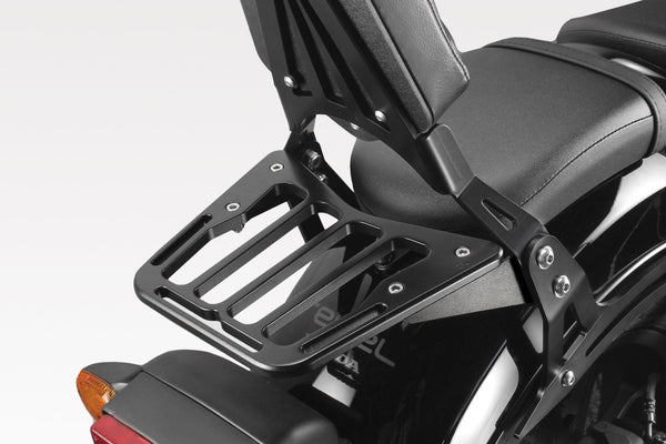 DPM Luggage rack for W650 1999-06 - W800 2011-16 + 2021-25 / XL883 Custom 1200 LOW 2006-09 & More | S-0483B
