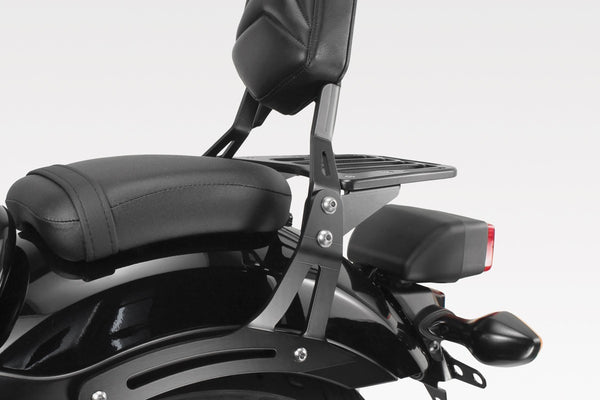 DPM Luggage rack for W650 1999-06 - W800 2011-16 + 2021-25 / XL883 Custom 1200 LOW 2006-09 & More | S-0483B