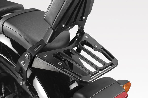 DPM Luggage rack for W650 1999-06 - W800 2011-16 + 2021-25 / XL883 Custom 1200 LOW 2006-09 & More | S-0483B