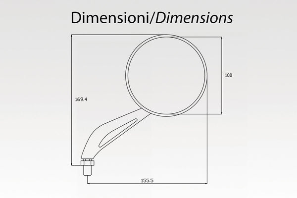 DPM Mirrors EXENTIAL for VT750 BLACK SPIRIT 2010 / CMX500 REBEL & More | S-0800