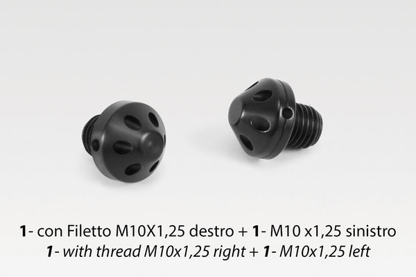 DPM Mirror screw-thread cover for MT07 2014-2017 / MT09 2014-16 & More | X-046B