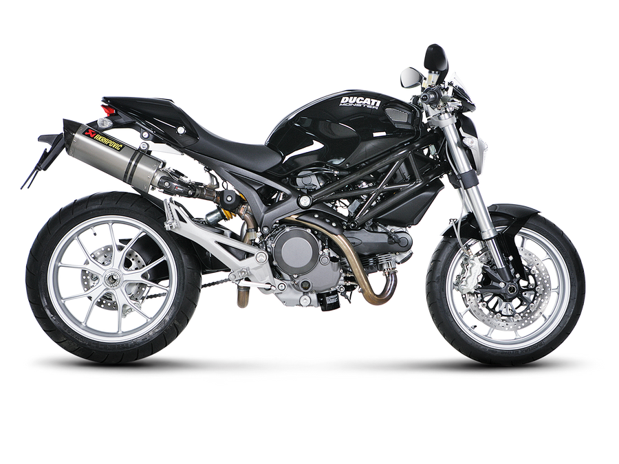 AKRAPOVIC Ducati Monster 1100/1100S / Monster 696 / Monster 796/795 2009-2010, 2008-2014, 2010-2014 Slip-On Line (Carbon) S-D10SO7-HZC