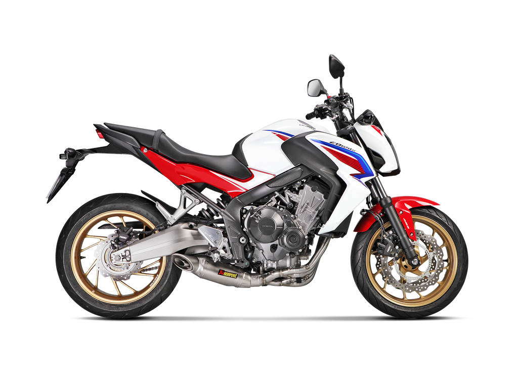 AKRAPOVIC Honda CB650F / CB650R / CBR650F / CBR650R 2014-2018, 2019-2020 Racing Line (Titanium) S-H6R14-HEGEHT