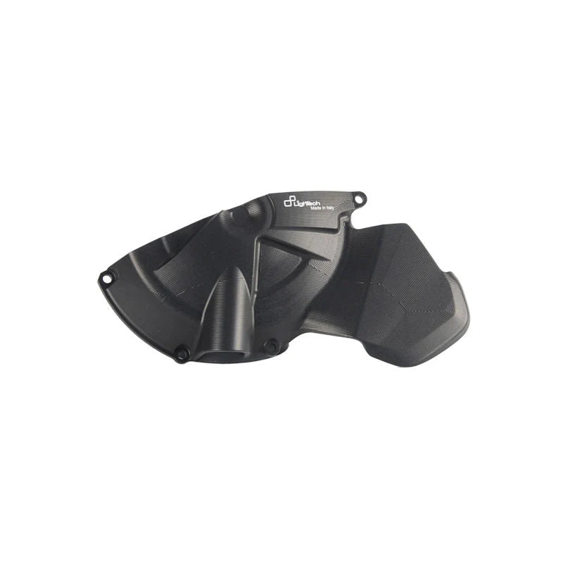 LighTech ECPBM004NER black right-side aluminium pick-up engine-case protector; individual component view.