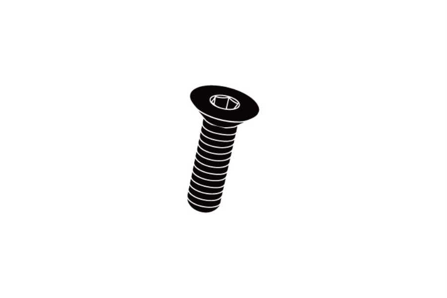 Evotech RC M5 × 20 7075-T6 Ergal Flat-Head Socket Bolt - image 1
