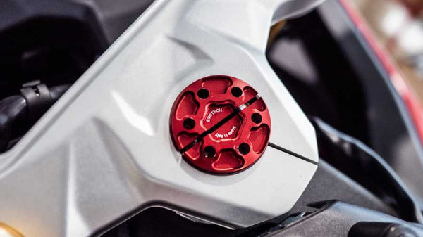 Evotech RC Ringnut Ducati M35 × 1 (Top Yoke) – 7075-T6 Ergal - image 2