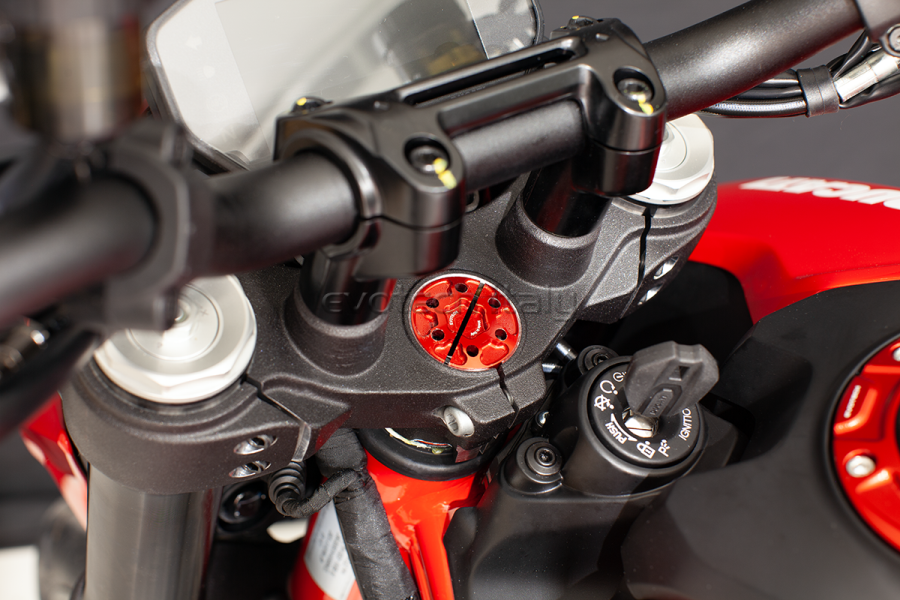 Evotech RC Ringnut Ducati M35 × 1 (Top Yoke) – 7075-T6 Ergal - image 1
