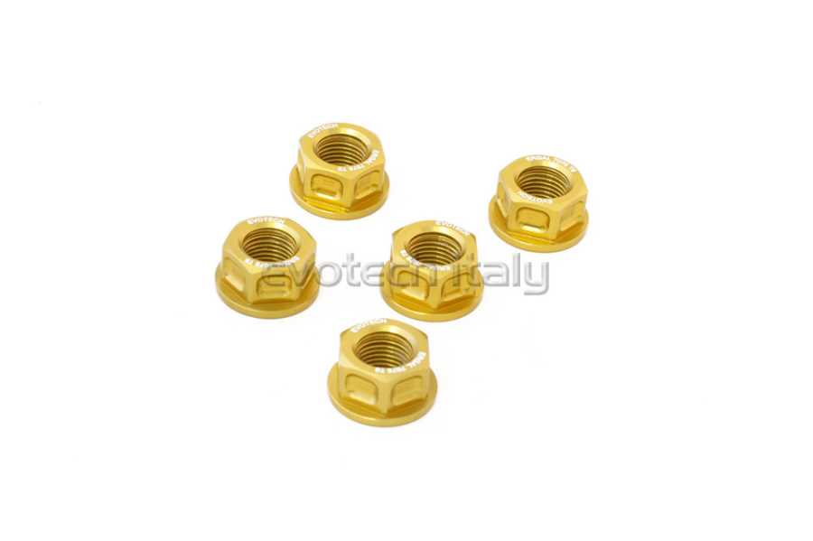Evotech RC 5 Flange Nuts Kit M10 × 1 – 7075-T6 Ergal - image 1