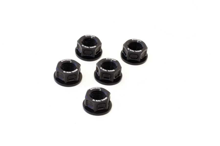 Evotech RC 5 Flange Nuts Kit M10 × 1.25 – 7075-T6 Ergal - image 1