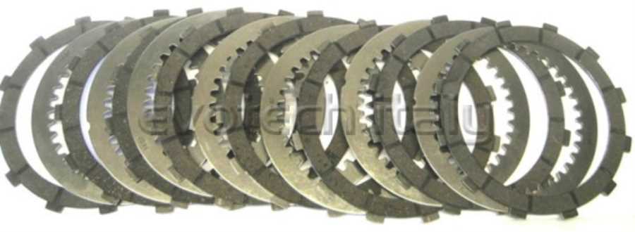 Evotech RC Z12 Clutch Basket Kit with Organic Disc Pack, 38.5 mm – image 1