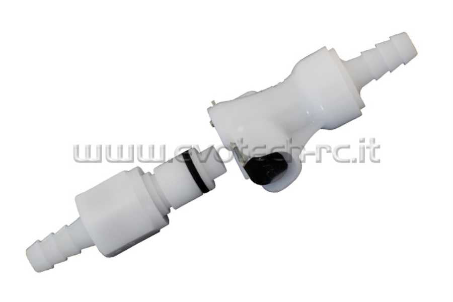 Evotech RC 6.4 mm Quick-Disconnect Fuel Coupling – image 1