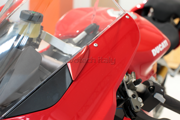 Evotech RC Ducati Panigale V4 / S / Speciale / R / V2 Mirror Block-Off Plates - image 2