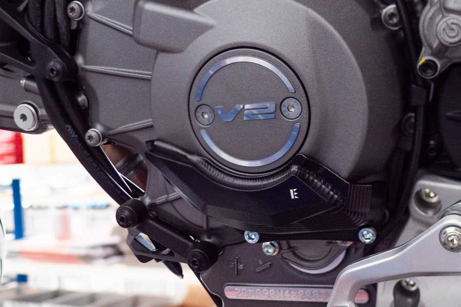 Evotech RC PRO-08-19 Ducati V2 left engine guard