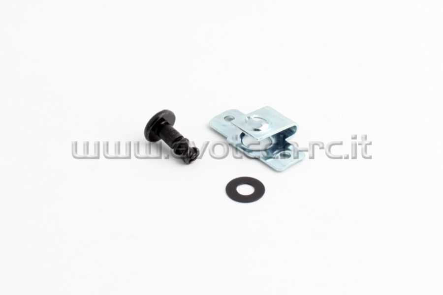 Evotech RC Fairing Fastener Kit 12mm rivet type Black – image 1