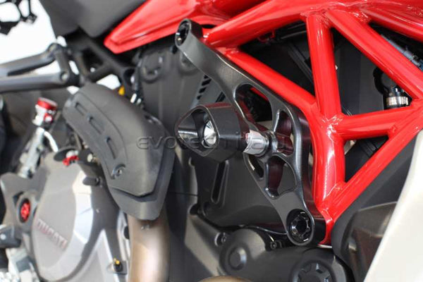 Evotech RC No-Cut Anti-Shock frame sliders Ducati Monster 821 / 1200 / R - image 2