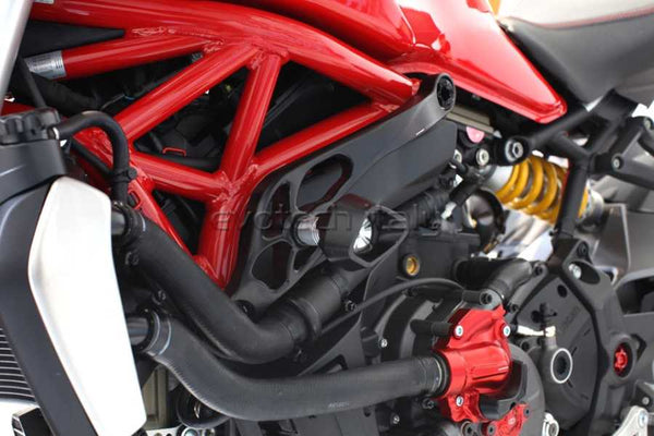 Evotech RC No-Cut Anti-Shock frame sliders Ducati Monster 821 / 1200 / R - image 3