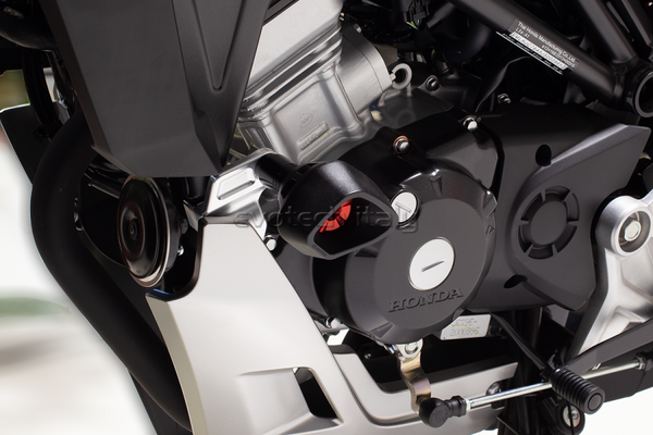 Evotech RC No-Cut Anti-Shock frame sliders Honda CB125 R '18-'26 - image 3