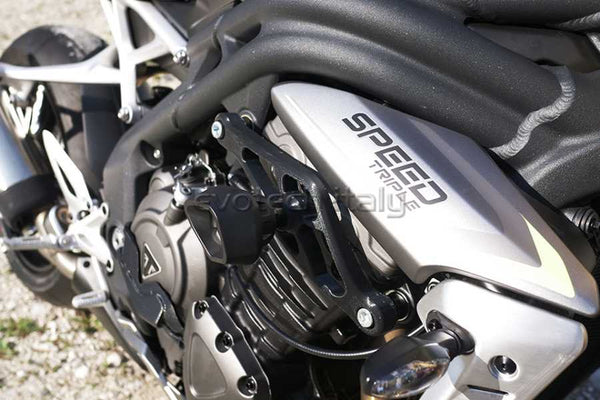 Evotech RC No-Cut Anti-Shock frame sliders Triumph  Speed Triple 1200 RS '21-'26 - image 2