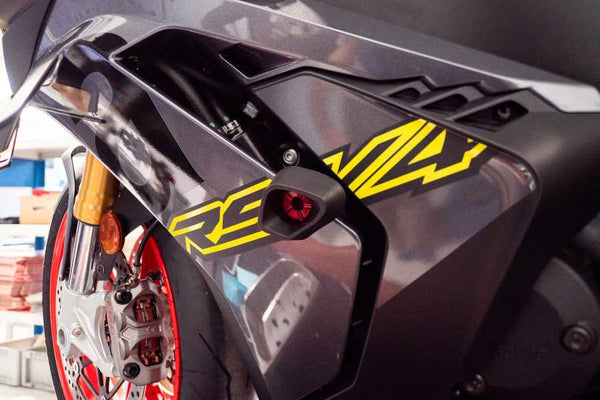 Evotech RC No-Cut Anti-Shock frame sliders Aprilia RSV4 1100 Factory 2025-2026 - image 1