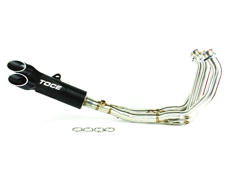 TOCE Razor Tip Full Exhaust - Yamaha FZ6R / XJ6 (09-15)