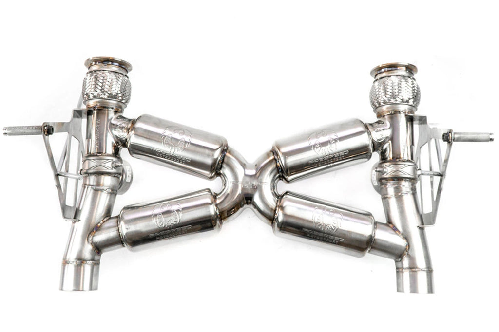 FABSPEED Lamborghini Huracan Performante Valved Dual Tone Supersport X-Pipe Exhaust System