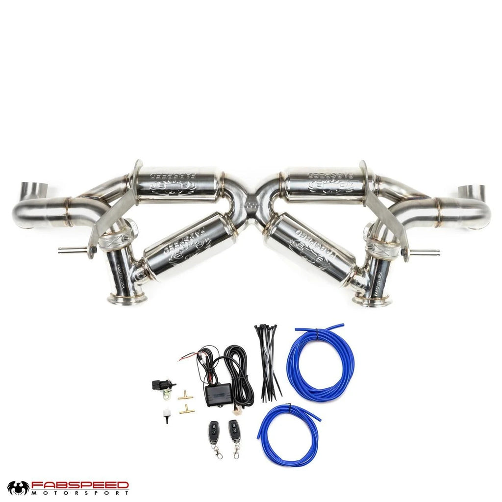 FABSPEED Audi R8 V10 Valved Supersport X-Pipe Exhaust System (2009-2015)